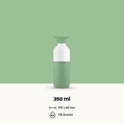 Свежо зелено – стоманена бутилка Dopper – 350 мл