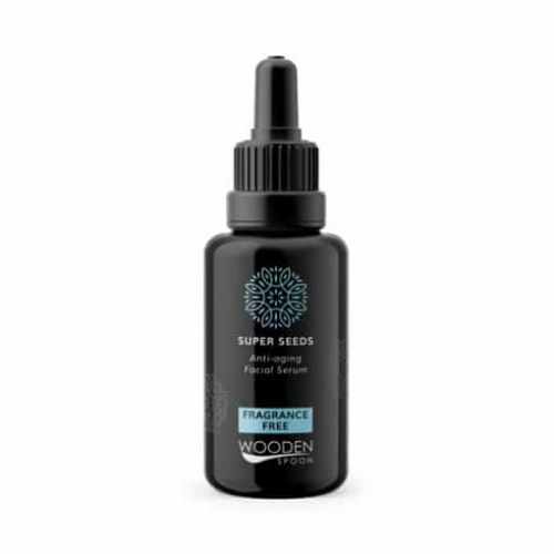 Био Серум за Лице за Чувствителна Кожа, Super Seeds, Wooden Spoon, 30 ml