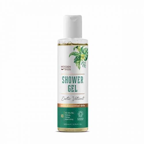 Душ-гел Exotic Vetivert, 200ml, Wooden Spoon