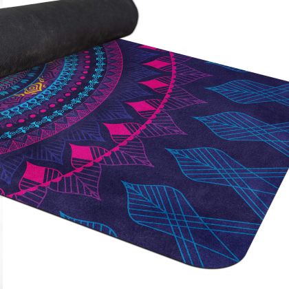 Йога постелка  DARK MANDALA Colorful  