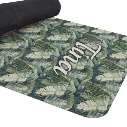 Йога постелка PALM LEAVES PATTERN KRASSEN