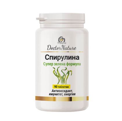 Dr. Nature СПИРУЛИНА, 90 таблетки