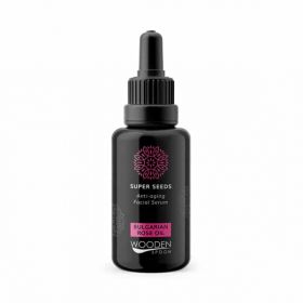 Био Серум за Лице за Мазна Кожа, Super Seeds, Wooden Spoon, 30 ml