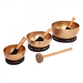 Комплект от 3 пеещи купи, XL Ø 15, 19 и 24 см