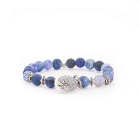 Мала гривна, син ахат / blue agate, M