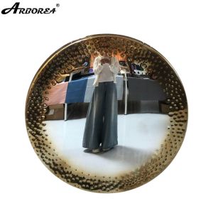 Гонг за медитация Огледален с включен дървен чук/Gong 50см