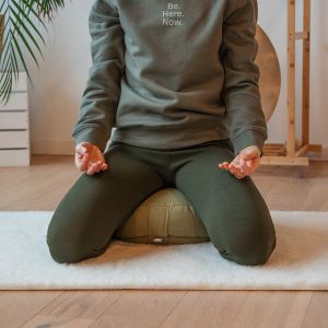 Йога възглавница ЕКО Рондо плоска 8,5/35 спелта