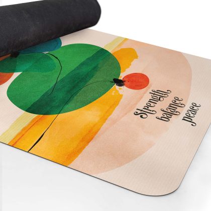 Йога постелка Strenght-Balance-Peace