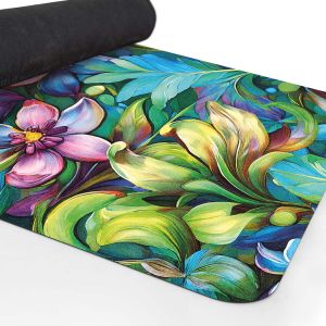 Йога постелка Moody Floral Yoga