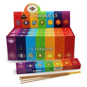 Зелен чай Green Tree Седем чакри Seven charas Incense 15 grams