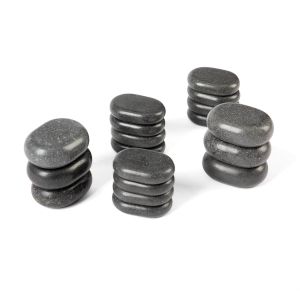 Комплект за горещи камъни, 18 части В кадифена торбичка