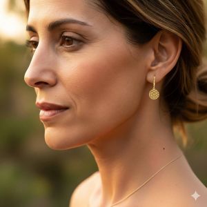 Обеци „Цветето на живота“ от сребро 925