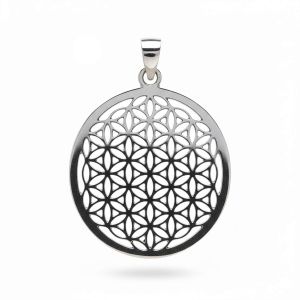 Медальон "Цвете на живота" 15 мм | сребро 925