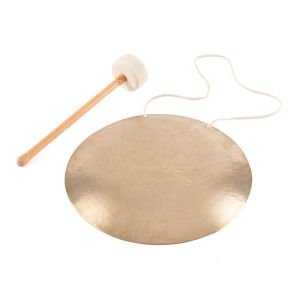 Гонг за медитация с включен дървен чук/Gong 70см
