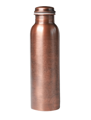 Аюрведа медна бутилка 900ml тъмна