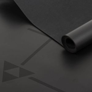 Йога постелка ЧЕРЕН ФЕНИКС ЯНТРА с разграфяване Travel 185 х 66 см, 2 мм